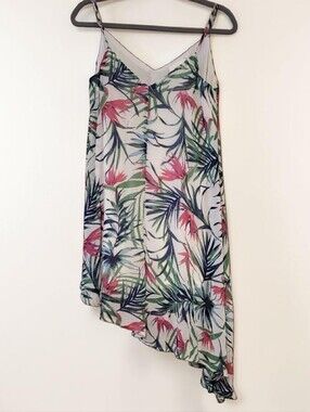 The Room Tropical Asymmetrical Dress Size S